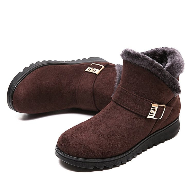 Winter Women Plush Warm Ankle Snow Boots