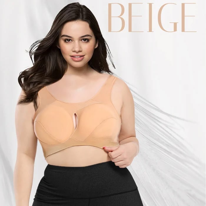 Buy 1 Get 2 Free Now😍-Pure Cotton Instantly lifts Anti-Sagging Wirefree Bra