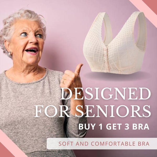 ⏱Limited Offer - Women's Cotton Front Button Bra