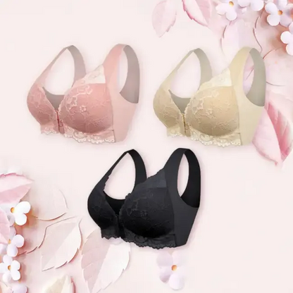 💕Buy 1 Get 1 Free💕 Front Closure 5d Shaping Push Up Comfy Wireless Bra