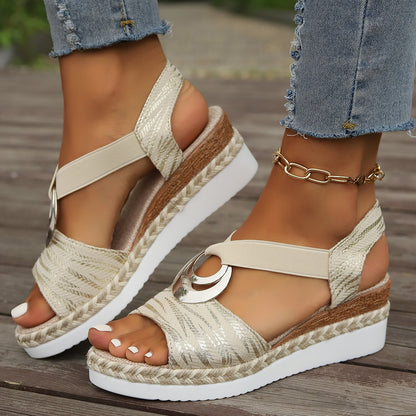 🔥LAST DAY 50% OFF - WOMEN'S LEATHER PLATFORM WEDGE ORTHOPEDIC SANDALS