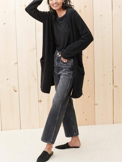 2024 New Long Patch Pocket Sweater Coat (Buy 2 Free Shipping)