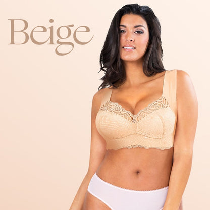 Ultimate Lift Full-Figure Seamless Lace Cut-Out Bra