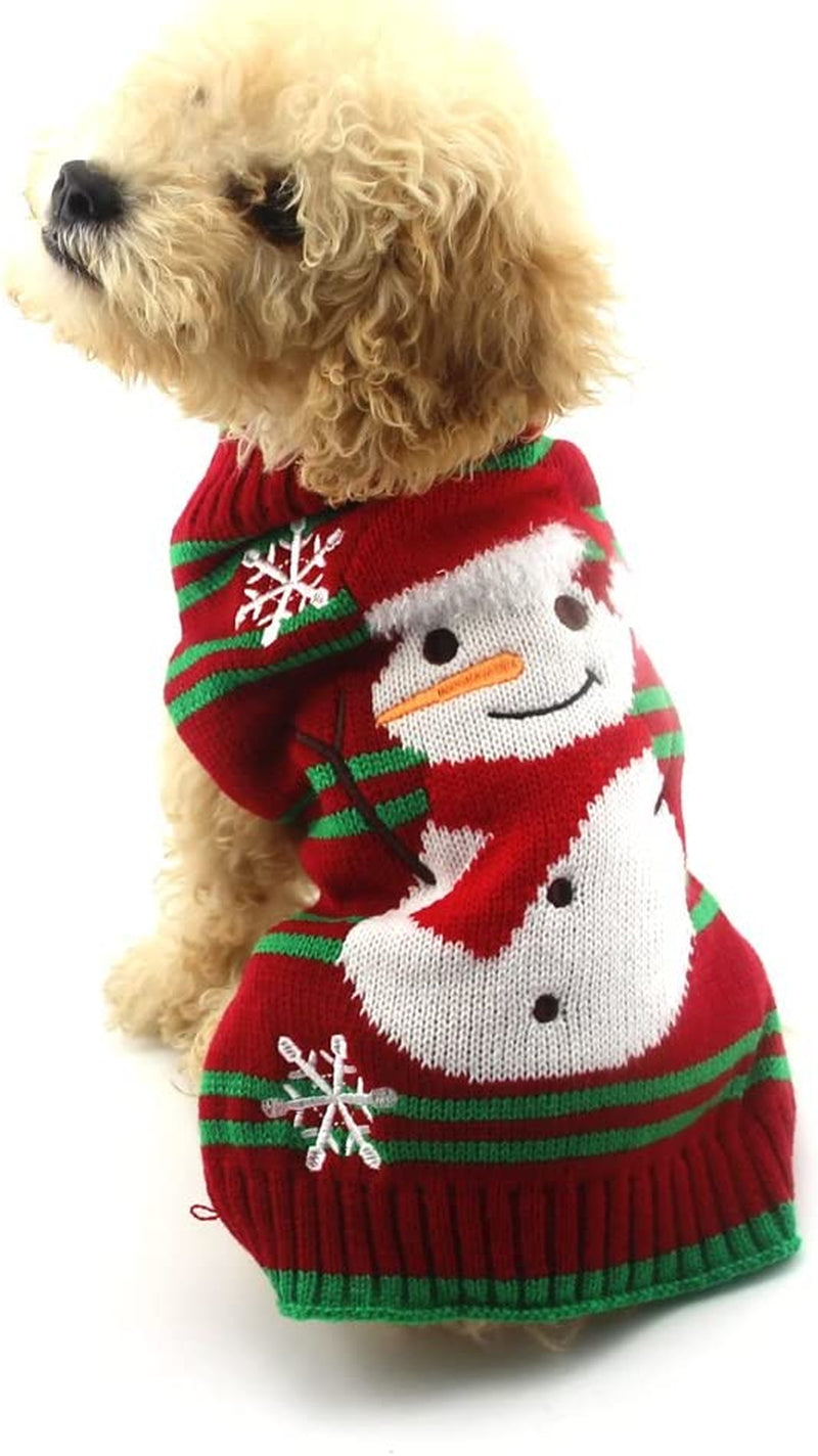 Snowman Dog Sweater