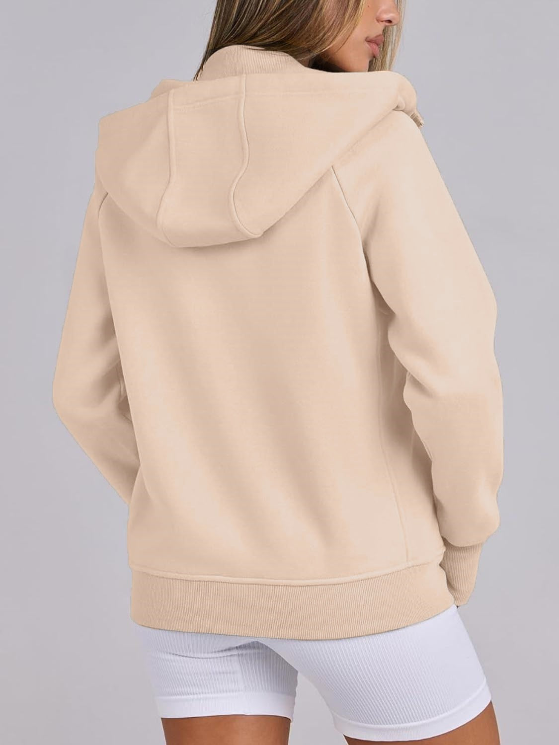 Women's Zip Up Drawstring Hoodie Jacket (Buy 2 Free Shipping)