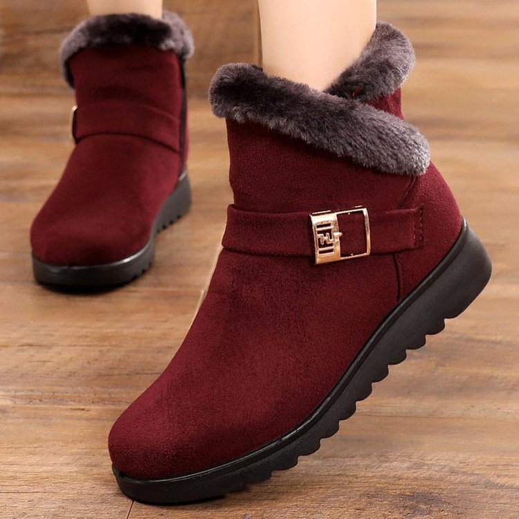 Winter Women Plush Warm Ankle Snow Boots