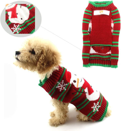 Snowman Dog Sweater