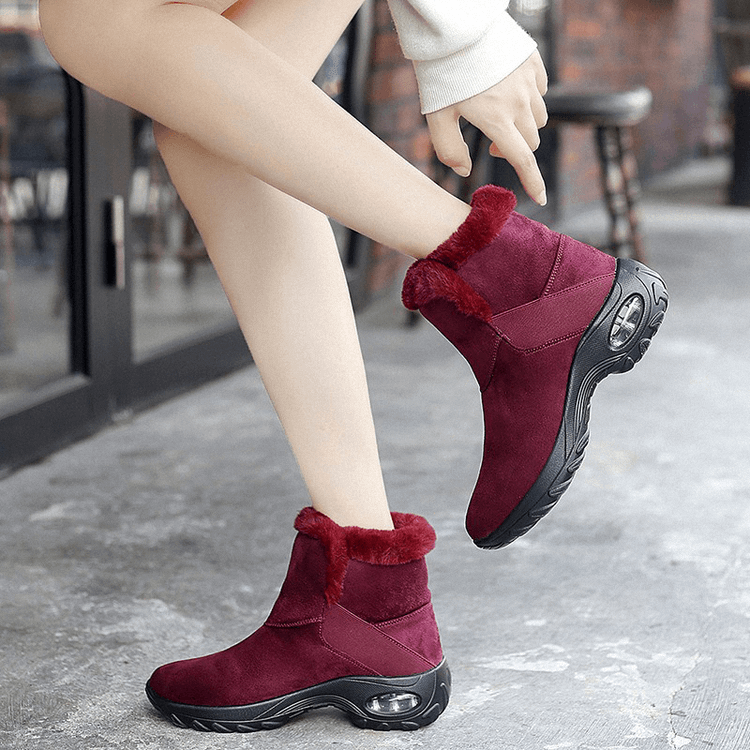 Women's Plush Air Cushion Snow Boots