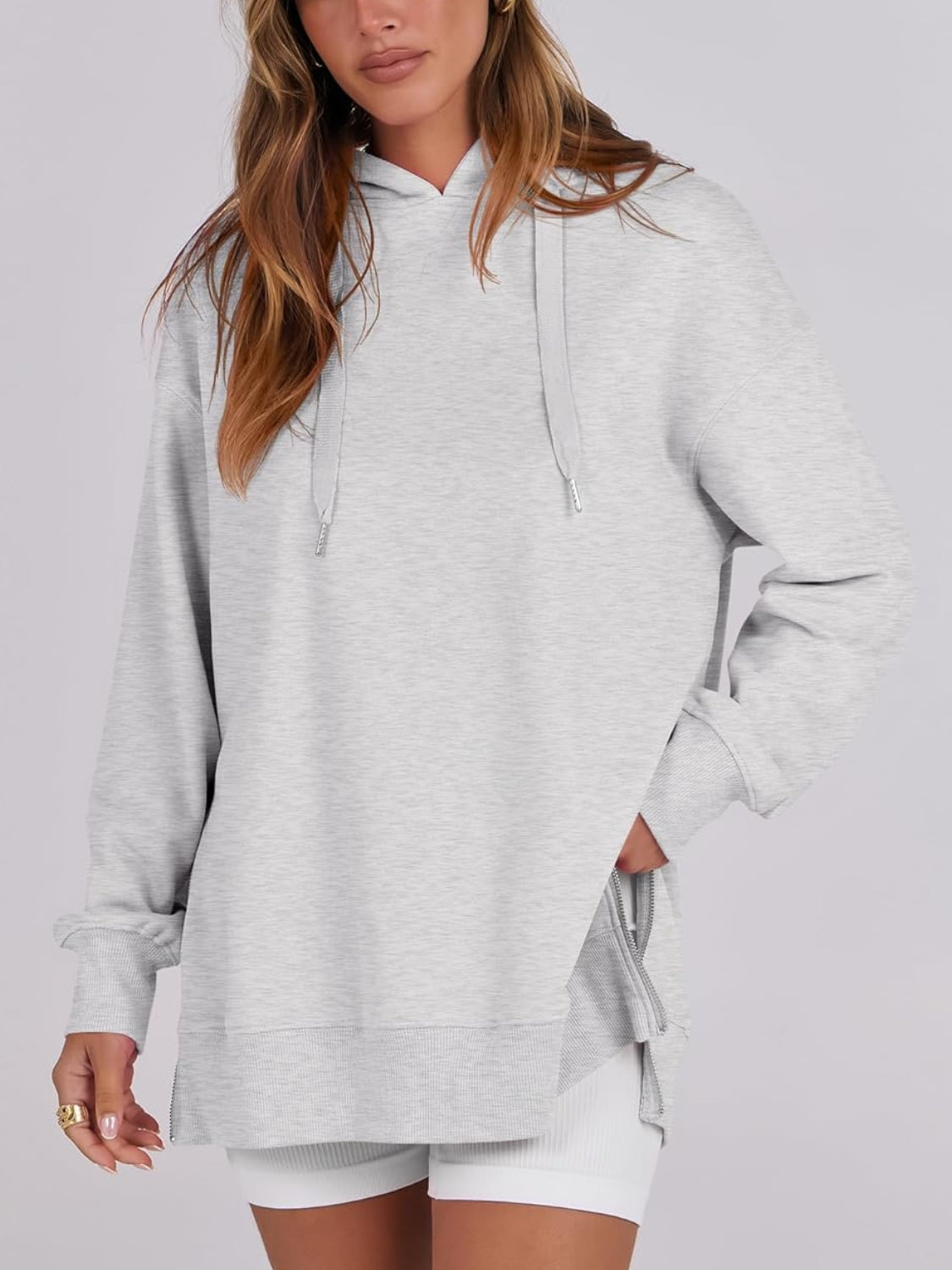 Women's Side Zipper Oversized Hoodies (Buy 2 Free Shipping)