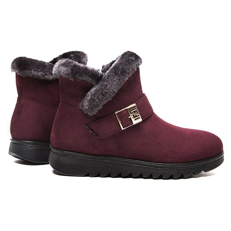 Winter Women Plush Warm Ankle Snow Boots