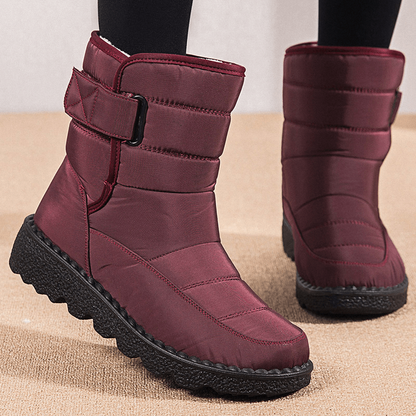 Women's Waterproof Low Heel Ankle Boots