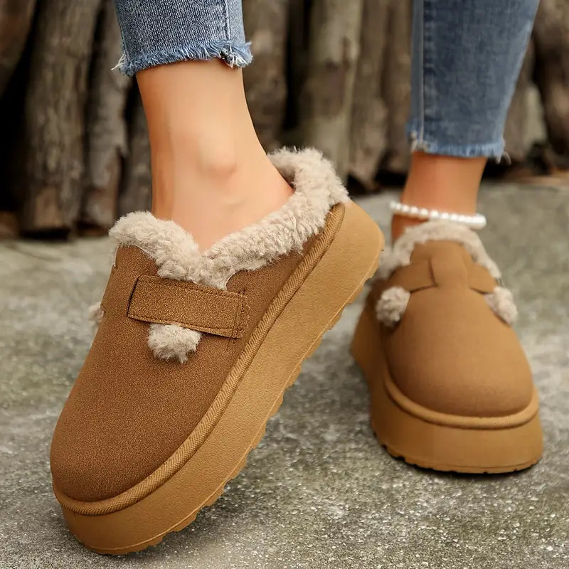 Cozy Plush Lined Ankle Boots