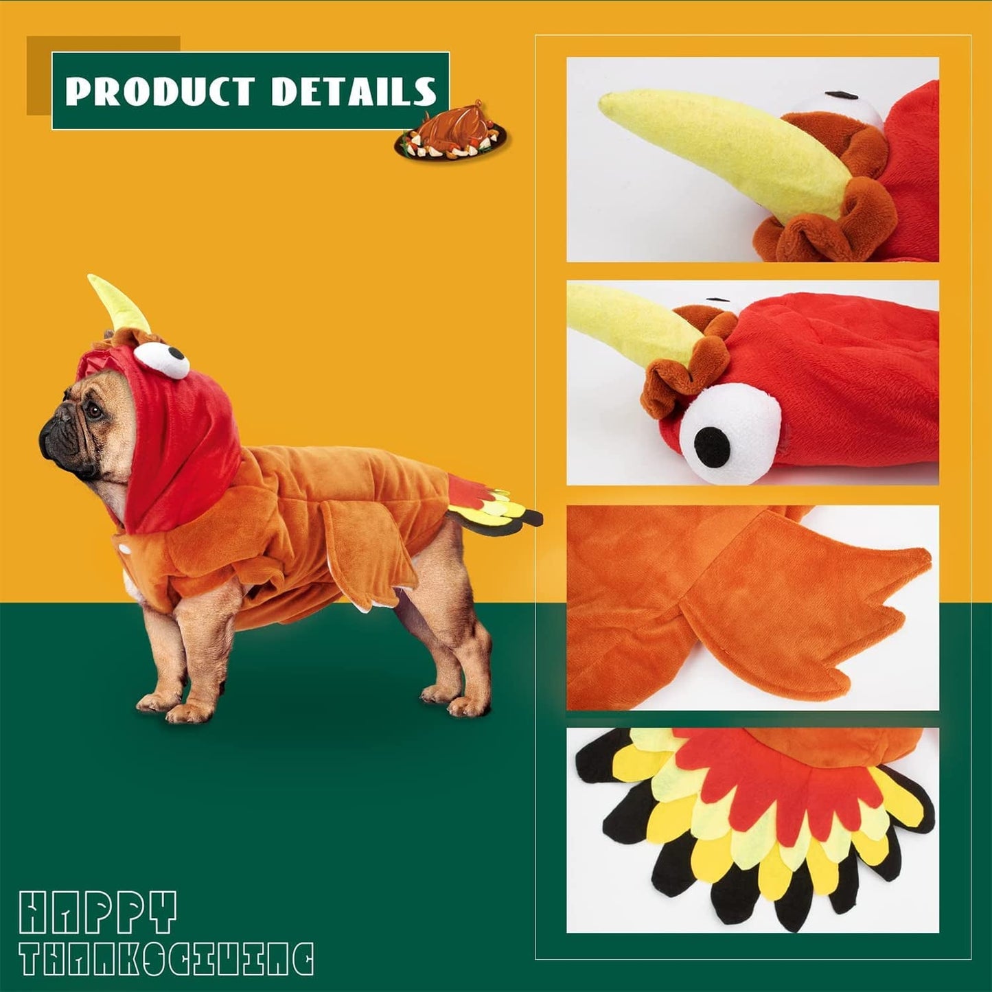 Turkey Dog Costume