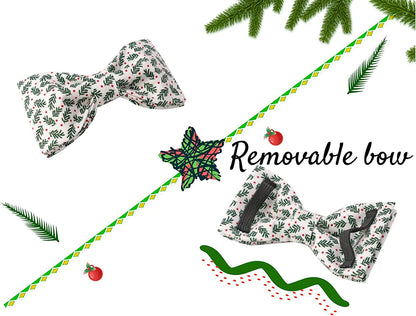 Holiday Bow Tie & Collar Set