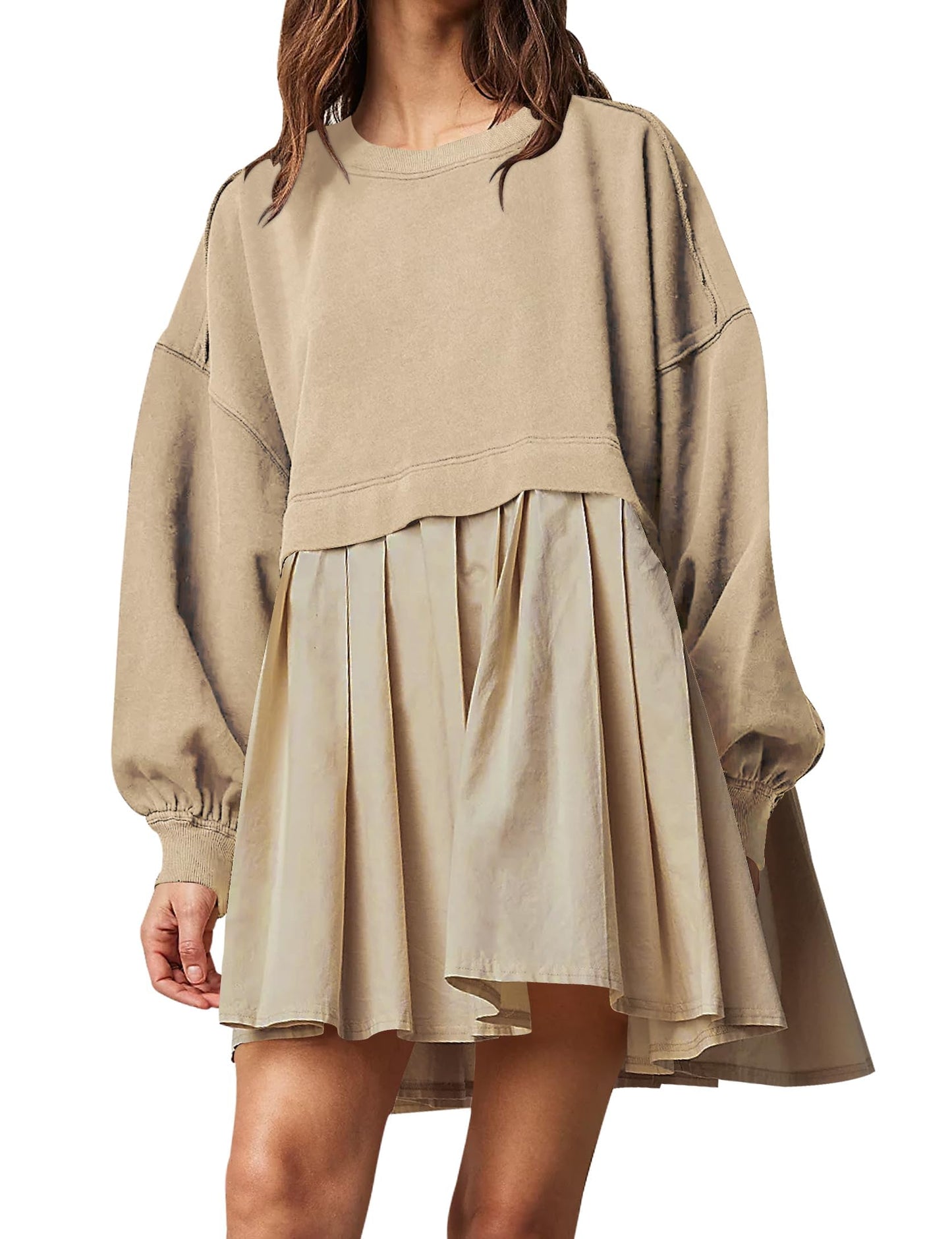 New Women's Oversized Sweatshirt Dress (Buy 2 Free Shipping)