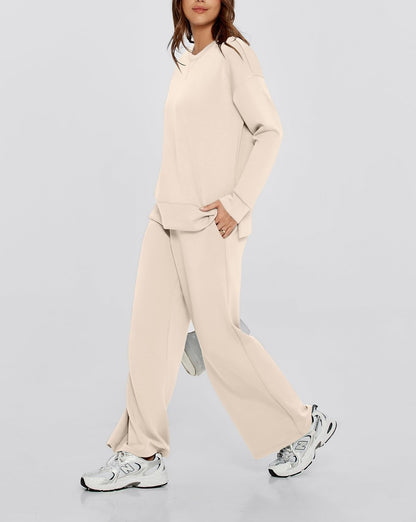 Women’s Pullover Tops Long Pants Casual Tracksuit Sets (Buy 2 Free Shipping)