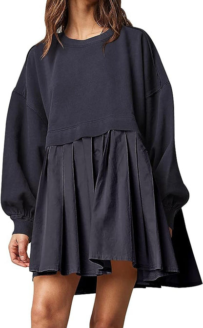 New Women's Oversized Sweatshirt Dress (Buy 2 Free Shipping)