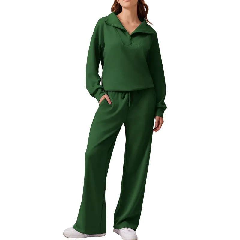 Women's Oversized Sweatshirt Wide Leg Pants Two Piece Set (Buy 2 Free Shipping)