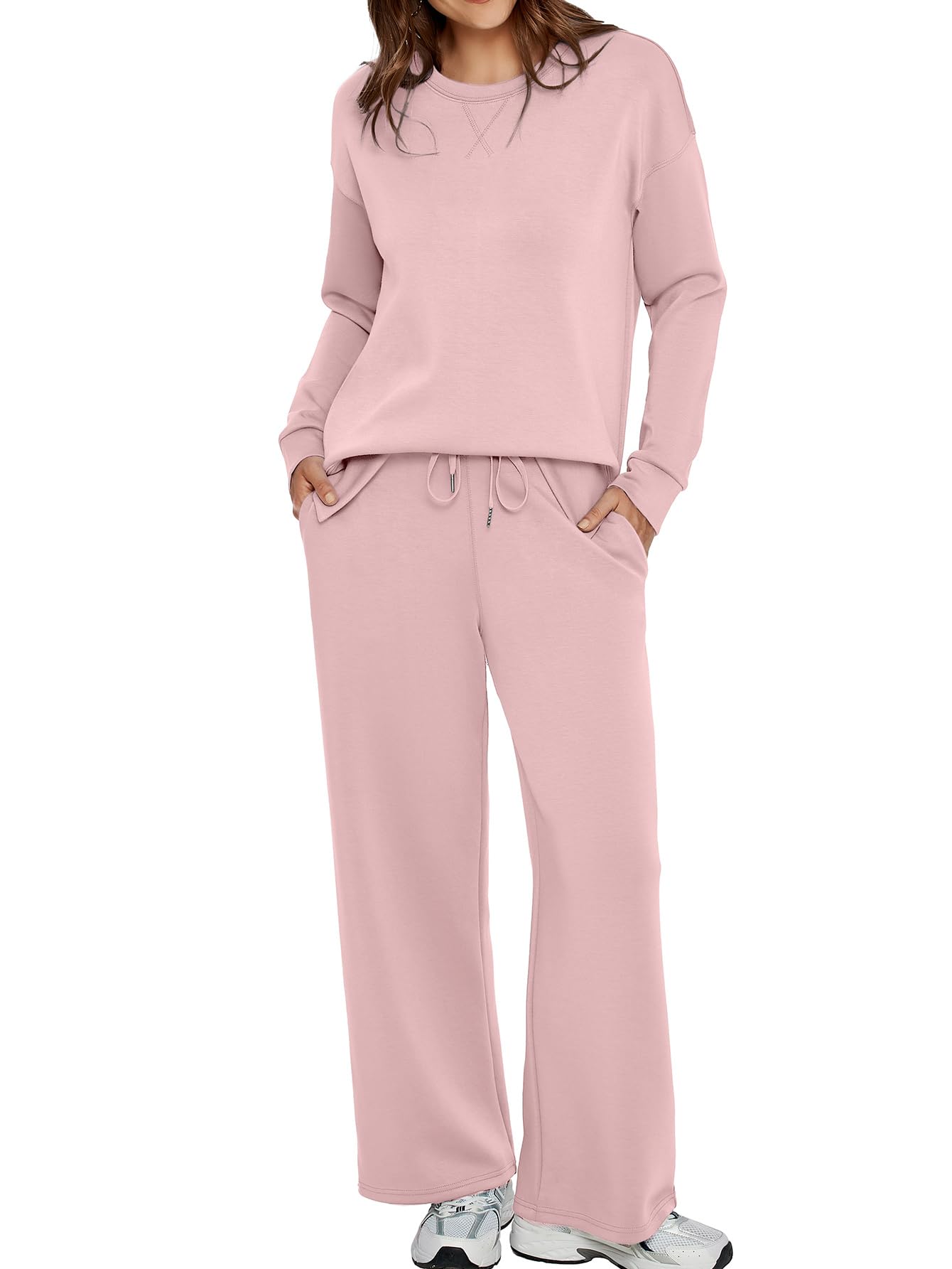 Women’s Pullover Tops Long Pants Casual Tracksuit Sets (Buy 2 Free Shipping)