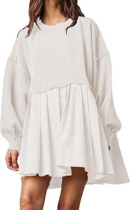 New Women's Oversized Sweatshirt Dress (Buy 2 Free Shipping)