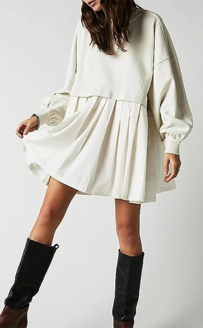 New Women's Oversized Sweatshirt Dress (Buy 2 Free Shipping)