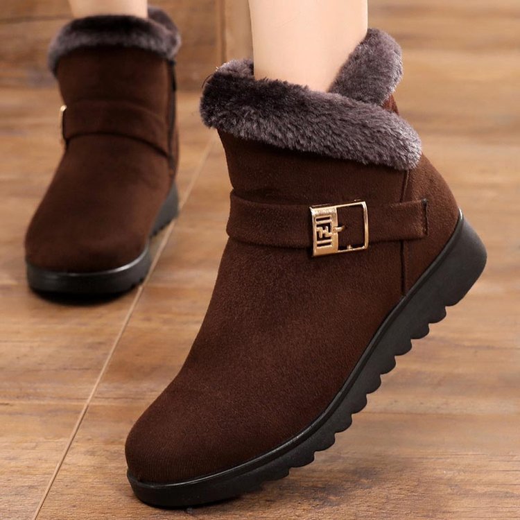 Winter Women Plush Warm Ankle Snow Boots