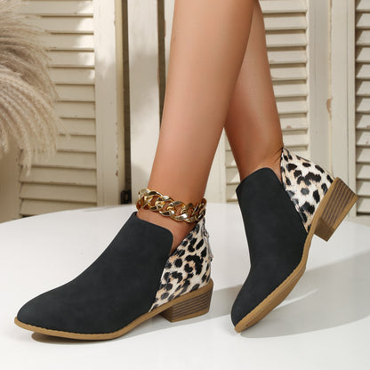 Women must-have!  New style women's shoes low heel martin boots