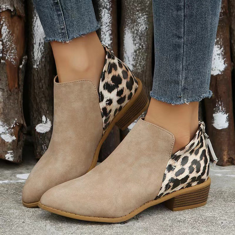 Women must-have!  New style women's shoes low heel martin boots