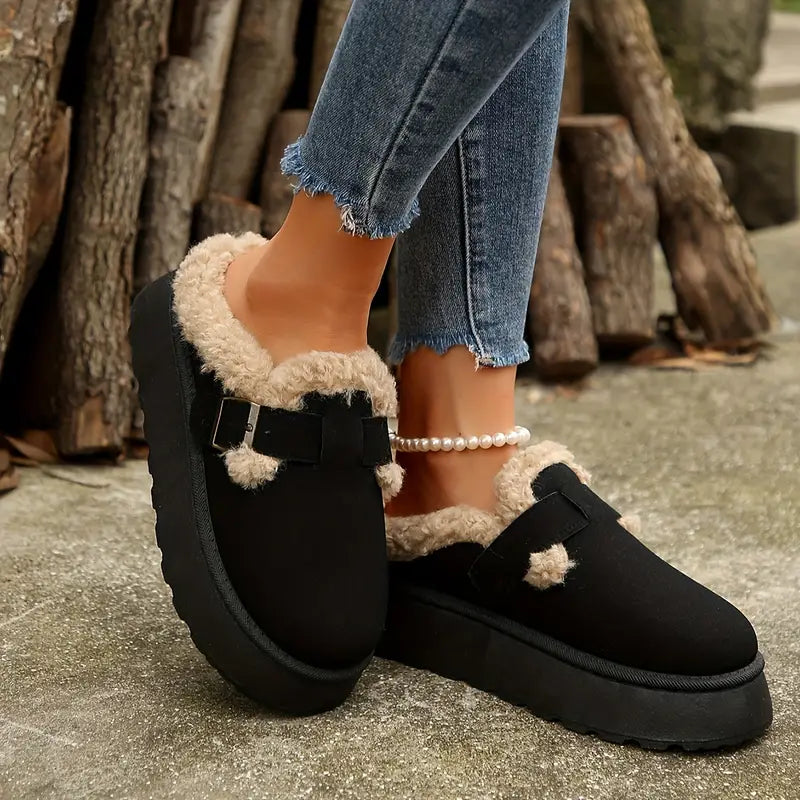 Cozy Plush Lined Ankle Boots