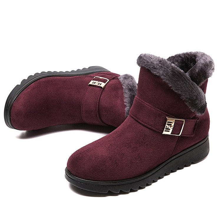 Winter Women Plush Warm Ankle Snow Boots