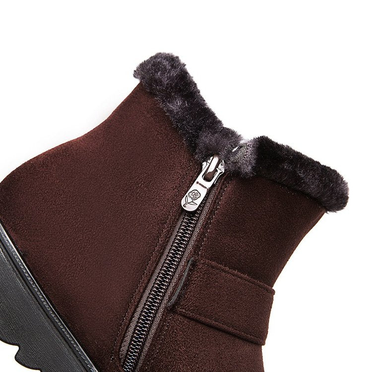 Winter Women Plush Warm Ankle Snow Boots