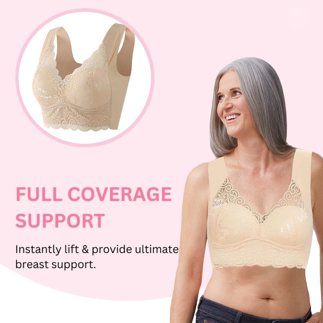 🔥Last Day Buy 1 Get 2 Free😍-Seamless Bra Wireless Push Up Lace Bra