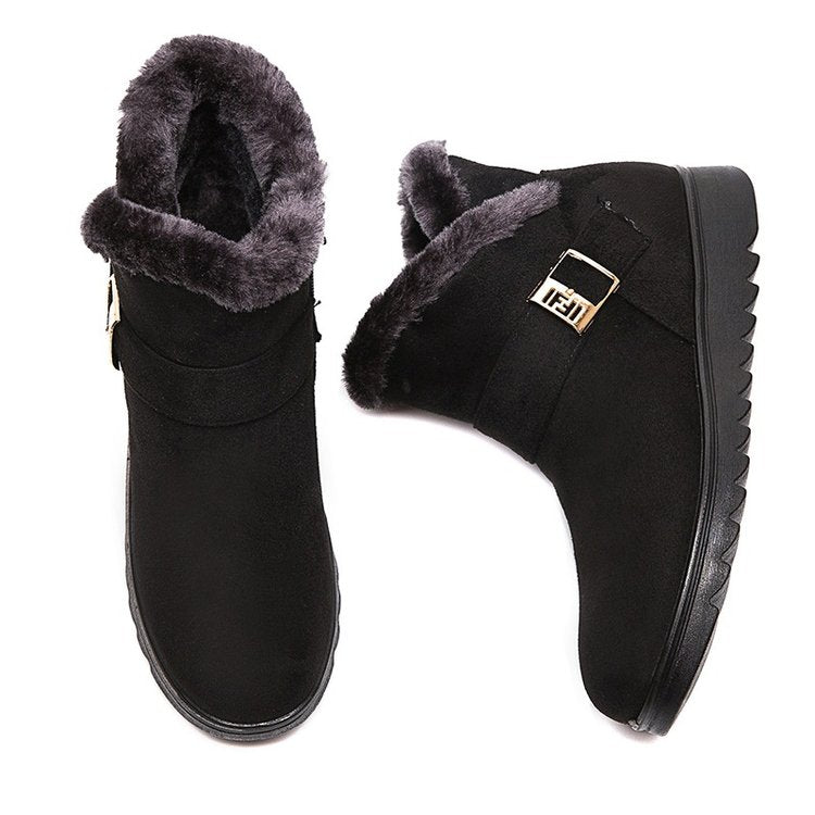 Winter Women Plush Warm Ankle Snow Boots