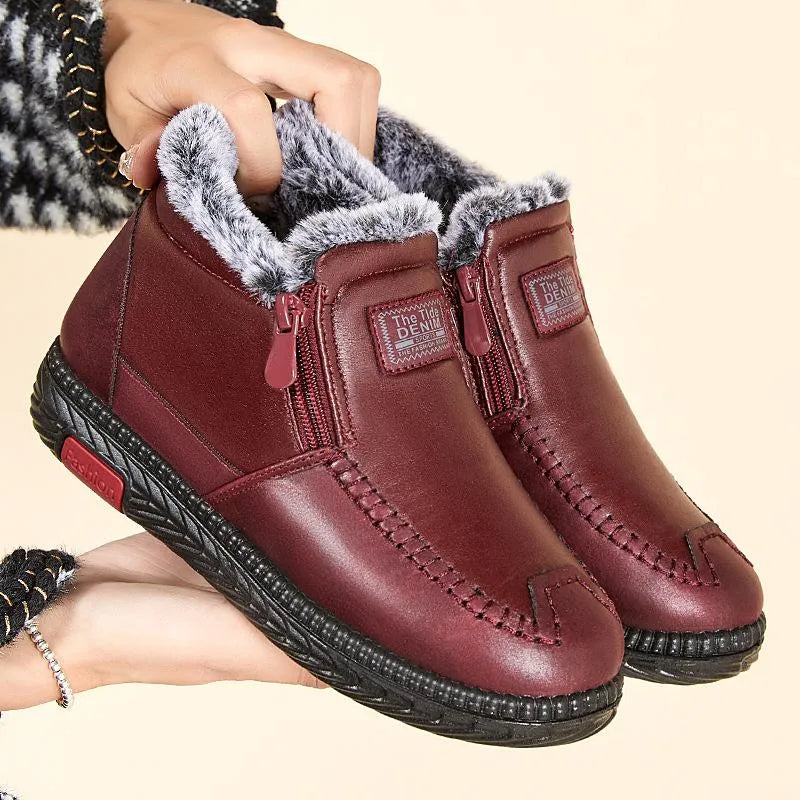 Womens Orthopedic Waterproof Snow Boots