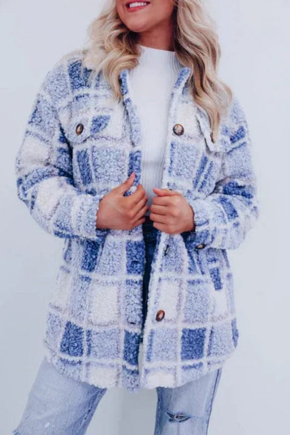 Women's Teddy Plaid Wool Jacket（Buy 2 Free Shipping）