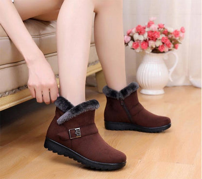 Winter Women Plush Warm Ankle Snow Boots