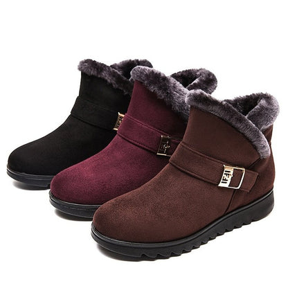 Winter Women Plush Warm Ankle Snow Boots